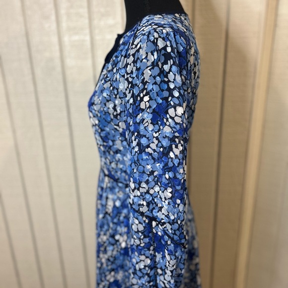 Hobbs London Sasha Tie Neck Floral Mini Dress, size 4. - Picture 7 of 10